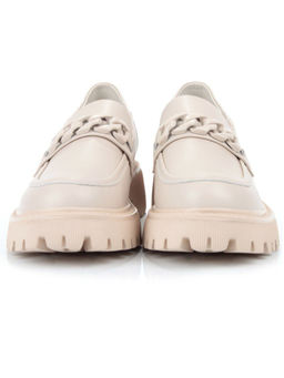 03-5926-2 BEIGE Лоферы женские (натуральная кожа) - Фабричный китай фото 8