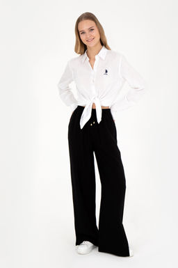 Женская белая рубашка с длинным рукавом - U.s. polo assn фото 11