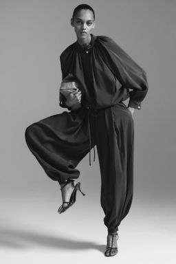 Pantal?n de modal con perneras globo - H&m фото 4