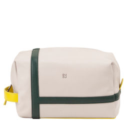 Кожаная косметичка DuDu Bags серии Lampedusa | жемчужный серый - Dudubags фото 2