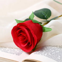 Цена за 3 шт. Цветы искусственные «Бутончик розы», 5×50 см, красные