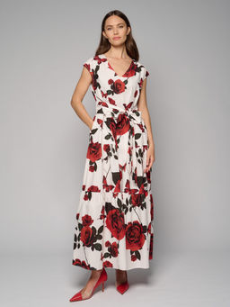 Сарафан женский 12521-35151 white/red