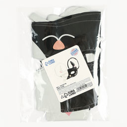 Цена за 5 шт. Воздушный шар фольгированный-маска «Милый котик»