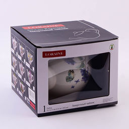 60203 Заварочный чайник с крышкой 950мл Букет фантазий доломит LR(х16) - Mayer&boch фото 3