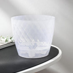 Цена за 3 шт. Горшок для цветов с прикорневым поливом «Румба», 1 л, прозрачный