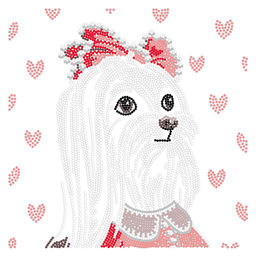 Кристальная (алмазная) мозаика ФРЕЯ ALBP-306 постер Леди 30 х 30 см