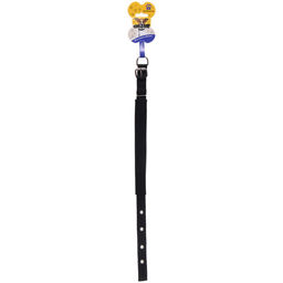 Цена за 6 шт. Ошейник для собак однотонный "ЗООЛЕНД БРО", цвет черный, 2*48см (бирка)