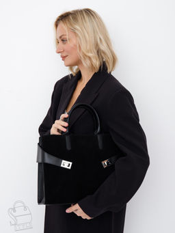 Сумка женская кожаная 11188VGF black Vitelli Grassi