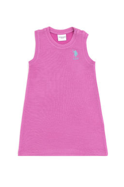 Фиолетовое вязаное платье без рукавов для маленьких девочек Неожиданная скидка в корзине