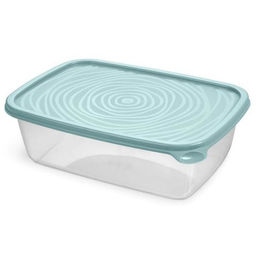 Контейнер 0,9л прямоугольный "Романо" Светло-голубой