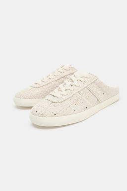 FABRIC SLINGBACK TRAINERS