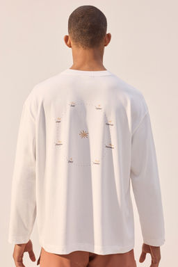 Camiseta de manga larga con DryMove Loose Fit - H&m фото 3