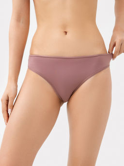 Цена за 2 штуки! Трусы женские слипы коричневые с деталями из кружева кофейная роза 412261H - Mark formelle фото 4