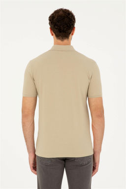 U. S. Polo Assn / Мужская футболка светло-хаки - U.s. polo assn фото 5