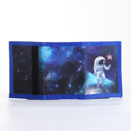 Кошелёк детский «Космос», на липучке, Выбражулька, синий