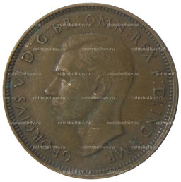 1/2 пенни 1938 года Австралия