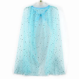 Карнавальный костюм «Зимняя принцесса», плащ 80 см, диадема, голубой