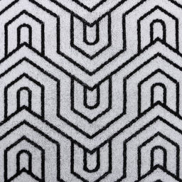 Полотенце махровое Этель Ornament белое на чёрном, 70х130 см, 100% хлопок, 420 гр/м2  фото 3