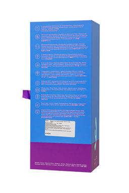 Нереалистичный вибратор Satisfyer Triple Oh, силикон, голубой, 24 см  фото 12