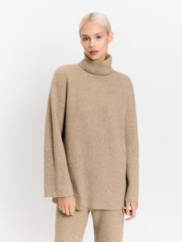 10200320125 Свитер жен. Tiempo кофейный