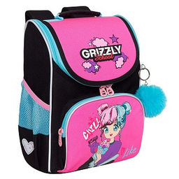 RAm-484-6 Рюкзак школьный с мешком - Grizzly фото 2