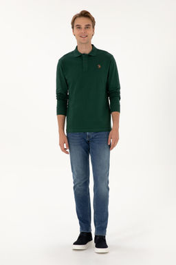 Erkek Koyu Ye_il Basic Sweatshirt Sepette S_rpriz _ndirim - U.s. polo assn фото 4