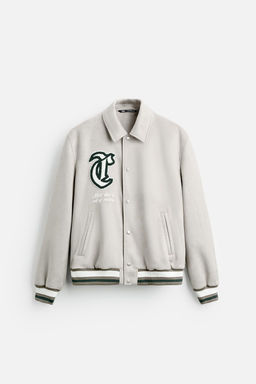 FAUX SUEDE JACKET WITH PATCHES - Zara фото 14