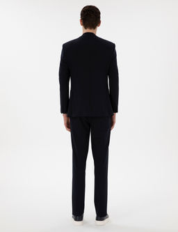 Lacivert Extra Slim Fit Tak_m Elbise