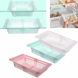 Цена за 3 шт. Полка пластиковая в холодильник раздвижная 20/27,5*15*6см