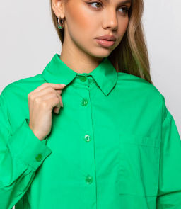 Рубашка #БШ1520, салатовый