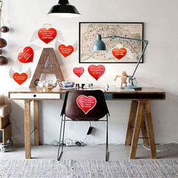 Цена за 2 шт. Набор комплиментов-пожеланий «10 любовных признаний», 10 шт.,11.4×14.5 см, 250 г/м²