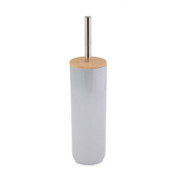 Ерш унитазный с подставкой "Бамбук" (серый)