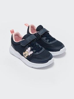 Minnie Mouse Bask?l? K?z Bebek Spor Ayakkab?