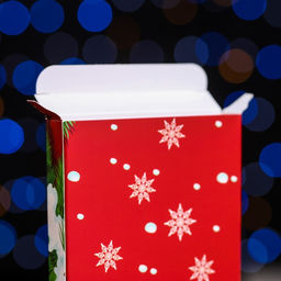 Цена за 5 шт. Коробка для шоколада новогодняя «Дед Мороз», 17×8×1.4 см