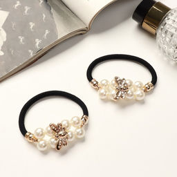 Цена за 2 шт. Резинки для волос «Тайна морей», набор 2 шт., стрекоза