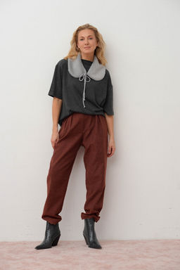 Воротник из итальянского экомеха