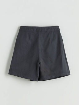 Basic Gabardin K?z ?ocuk ?ort Etek