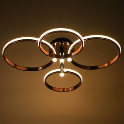 Светильник «Лоекс» 4xLED 140 Вт золото 67×71×24 см BayerLux