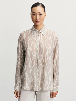 Блузка из вискозы с принтом / Zarina  фото 3