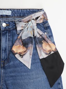 Шелковая резинка-платок BANTP006 - Sahar art lab фото 7