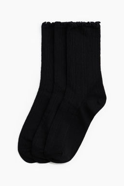 Pack de 3 calcetines en punto pointelle - H&m фото 6