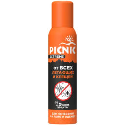 PICNIC EXTREME от комаров и клещей аэрозоль 150мл