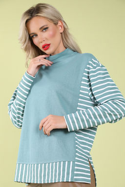 Лонгслив Найди баланс (шалфей)