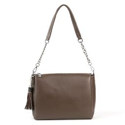 Женская кожаная сумка 1413-С Хаки - Cidirro фото 2