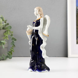 Фигурка «Ангел с барабаном», кобальт, 20 см