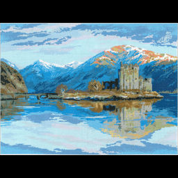 Набор для вышивания мулине НИТЕКС арт.0006 Старый замок 56х43 см