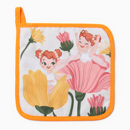 Набор кухонный «Доляна. Весна»: варежка 20×28 см, прихватка 17×17 см, 35% хлопок, 65% п/э