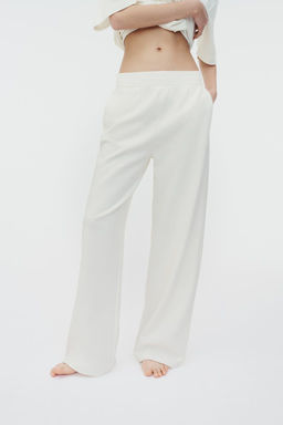 WASHED INTERLOCK TROUSERS - Zara фото 28