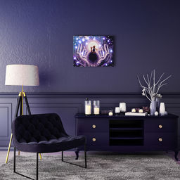 ФРЕЯ PNB/PMDD-242 Набор для раскрашивания по номерам ( со светодиодами ) 40 х 30 см Маленькая вселенная