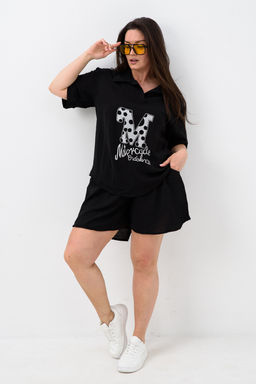 Комплект (рубашка+шорты) с печатью 52469